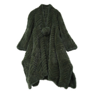 1705046 knitted mink fur big coat AILIN FUR (2)