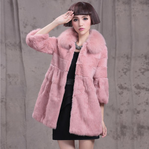 rex rabbit fur coat with fox fur collar lvcomeff 1705095 (1)