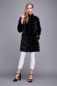 1706001 mink fur coat eillenhou stripe (14)