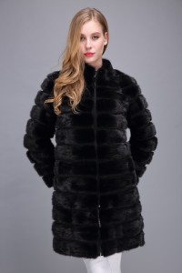 1706001 mink fur coat eillenhou stripe (26)