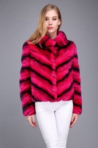 1706024 pink rex rabbit fur chinchilla fur jacket(38)