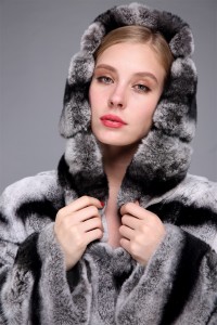 1706025 rex rabbit fur chinchilla fur coat with hood eileenhou (7)