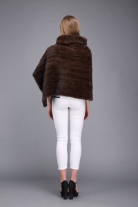 1706027 knitted mink fur poncho brown color lvcomeff (3)