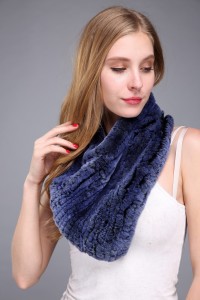 1706038 rex rabbit fur scarf navy blue eileenhou (19)
