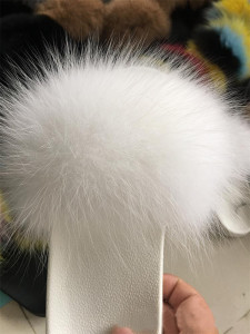 1707085 fur slider slippers sandals fox fur (28)