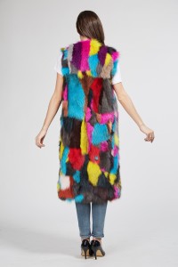 1708002 rainbow color fox fur long vest lvcomeff (87)