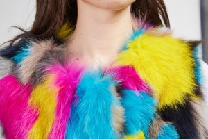 1708002 rainbow color fox fur long vest lvcomeff (89)