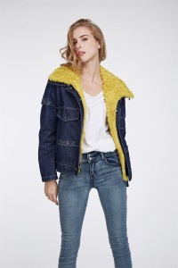 1708013 denim jacket with lamb fur lining lvcomeff eileenhou (2)