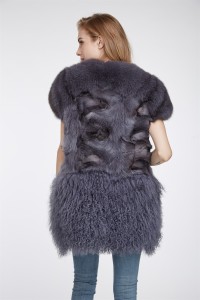 1708023 fox fur vest with tibet sheep fur bottom lvcomeff eileenhou (26)