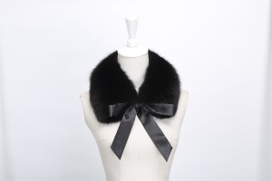 1708032 fox fur collar scarf with ribbon eileenhou (12)