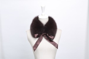 1708032 fox fur collar scarf with ribbon eileenhou (14)