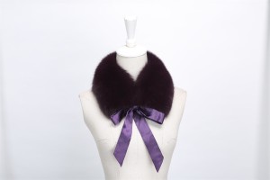 1708032 fox fur collar scarf with ribbon eileenhou (16)