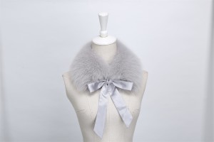 1708032 fox fur collar scarf with ribbon eileenhou (17)