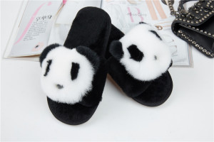 1708086 rex rabbit fur shoe smile sandals (11)