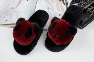 1708086 rex rabbit fur shoe smile sandals (21)