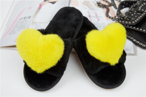 1708089 rex rabbit fur slippers heart shoe (17)