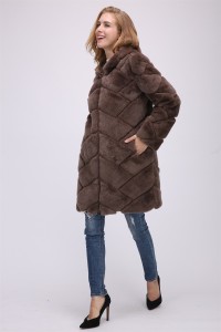 1708144 rex rabbit fur coat double-faced coat eileenhou with hood (37)