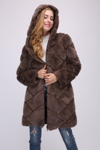 1708144 rex rabbit fur coat double-faced coat eileenhou with hood (44)