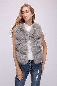 1708153 fox fur short bolero vest lvcomeff (13)