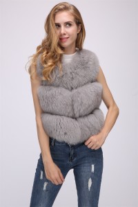 1708153 fox fur short bolero vest lvcomeff (30)