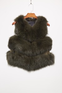 1708153 fox fur short bolero vest lvcomeff (5)