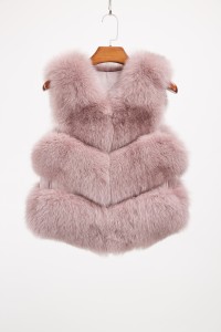 1708153 fox fur short bolero vest lvcomeff (6)