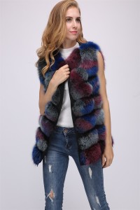 1708161 multicolor fox fur gilet eileenhou (15)