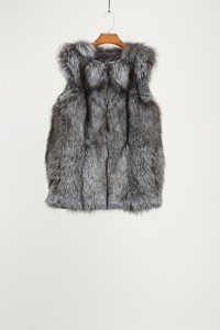 1708162 silver fox fur vest eileenhou (35)