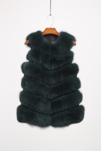 1708175 fox fur vest eileenhou blue (2)