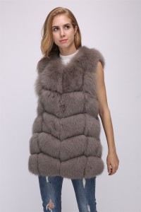 1708175 fox fur vest eileenhou blue (23)