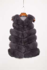 1708175 fox fur vest eileenhou blue (6)
