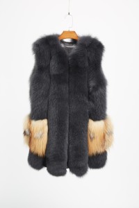 1708176 fox fur vest with big pocket eileenhou (4)