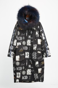 1709007 printed down coat with raccoon fur collar (53)