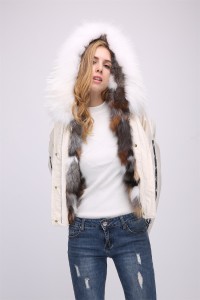 1709015 short down coat with raccoon fur trimming (92)