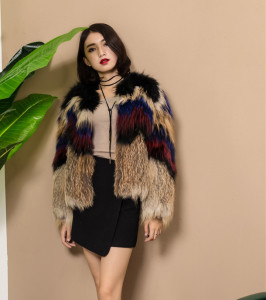 knitted raccoon fur jacket 1705110 (3)