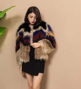 knitted raccoon fur jacket 1705110 (6)