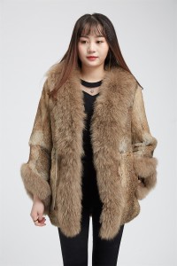 1710006 rabbit fur coat with raccoon fur collar eileenhou (11)