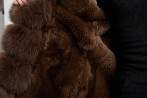 1710008 denim coat with rex rabbit fur lining lvcomeff (1)