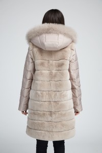 1710019 long rex rabbit fur coat with hood with down sleeve eileenhou (44)
