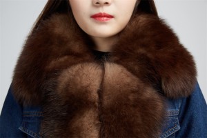 1710027 denim coat with mink fur lining eileenhou (31)