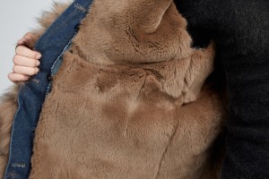 1710028 denim coat with rex rabbit fur lining lvcomeff (1)