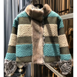 1709025 coat with lamb fur lining eileenhou (9)