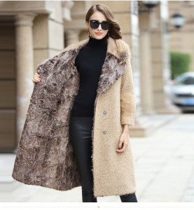 1709037 wool coat with lamb fur lining eileenhou (14)