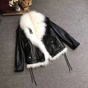 1709046 leather jacket with fox fur lining 1709046 (18)