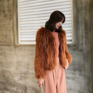 1709055 knitted raccoon fur jacket eileenhou (1)