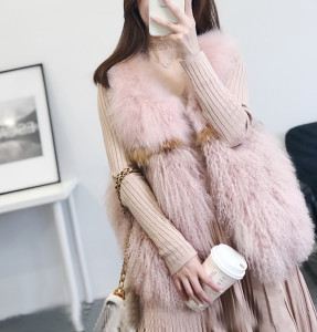 1710033 fox fur sheep fur vest eileenhou (4)