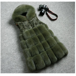 1710041 lamb fur fox fur vest with hood (15)