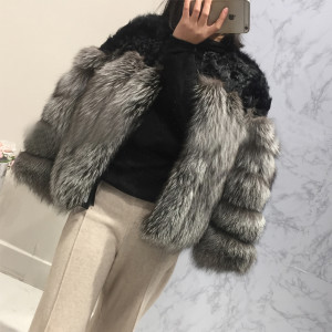 1801027 lamb fur silver fox fur coat eileenhou (4)