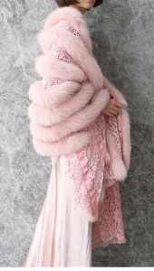1801035 lace fox fur shawl eileenhou (3)