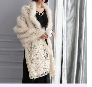 1801035 lace fox fur shawl eileenhou (8)